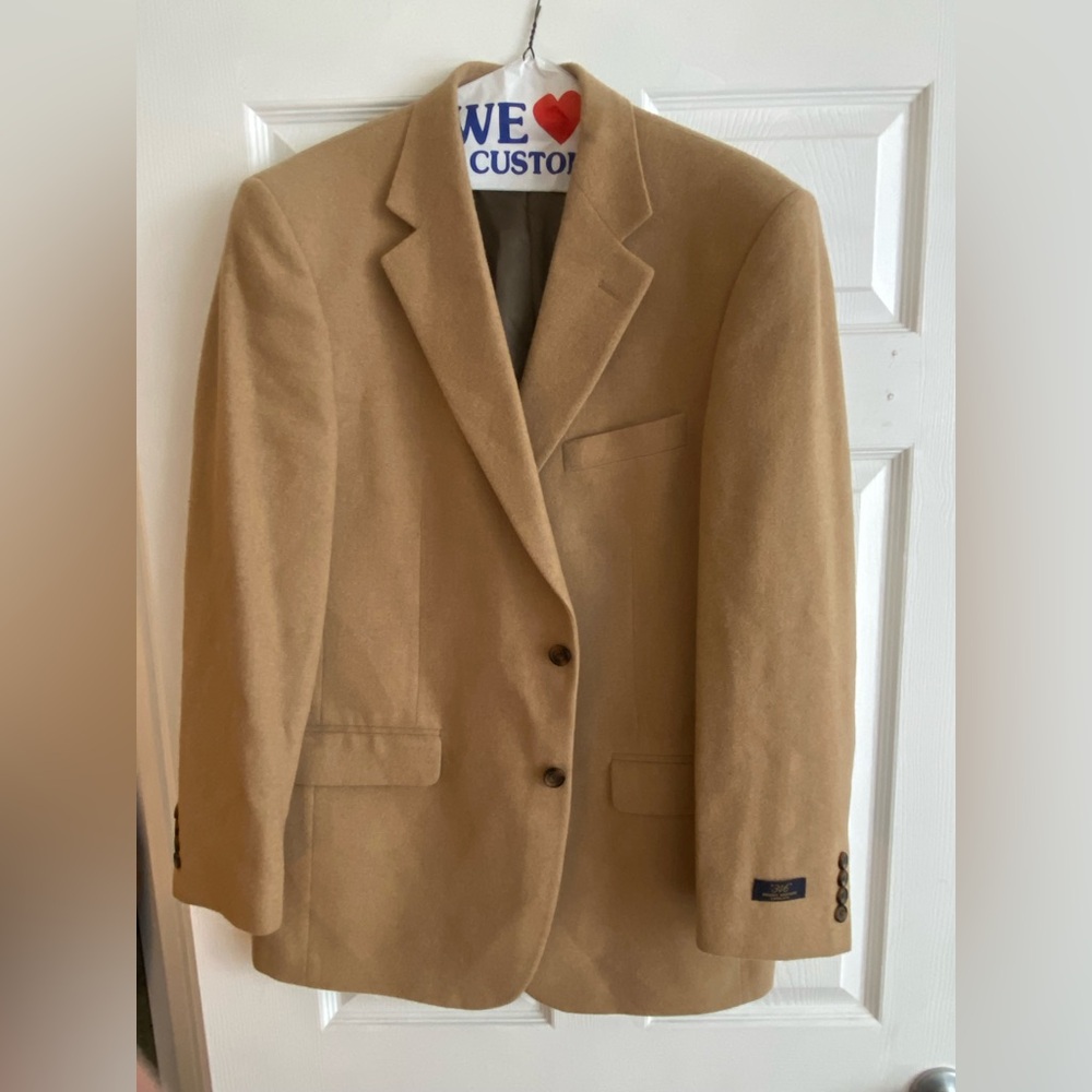 Brooks Brothers Men’s 42L Camel hair blazer